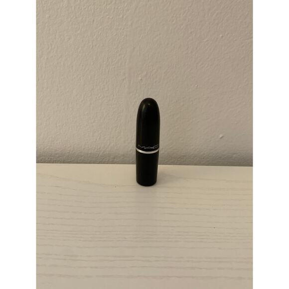 MAC Amplified Crème Lipstick - 128 SMOKED ALMOND - .1oz./3g  *USED* Pink Nude - Picture 5 of 15